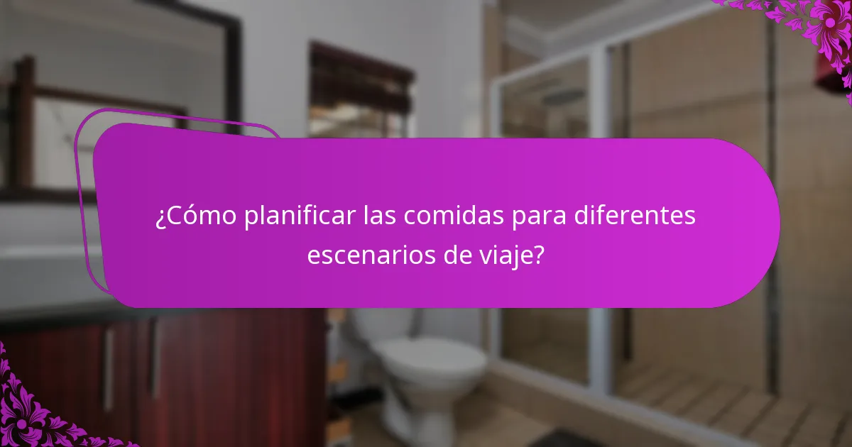 ¿Qué tipos de alimentos debo comer antes de viajar?
