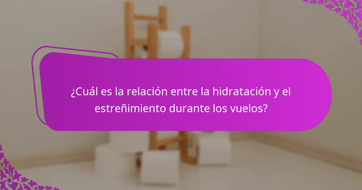 ¿Qué elecciones dietéticas apoyan la hidratación y previenen el estreñimiento?