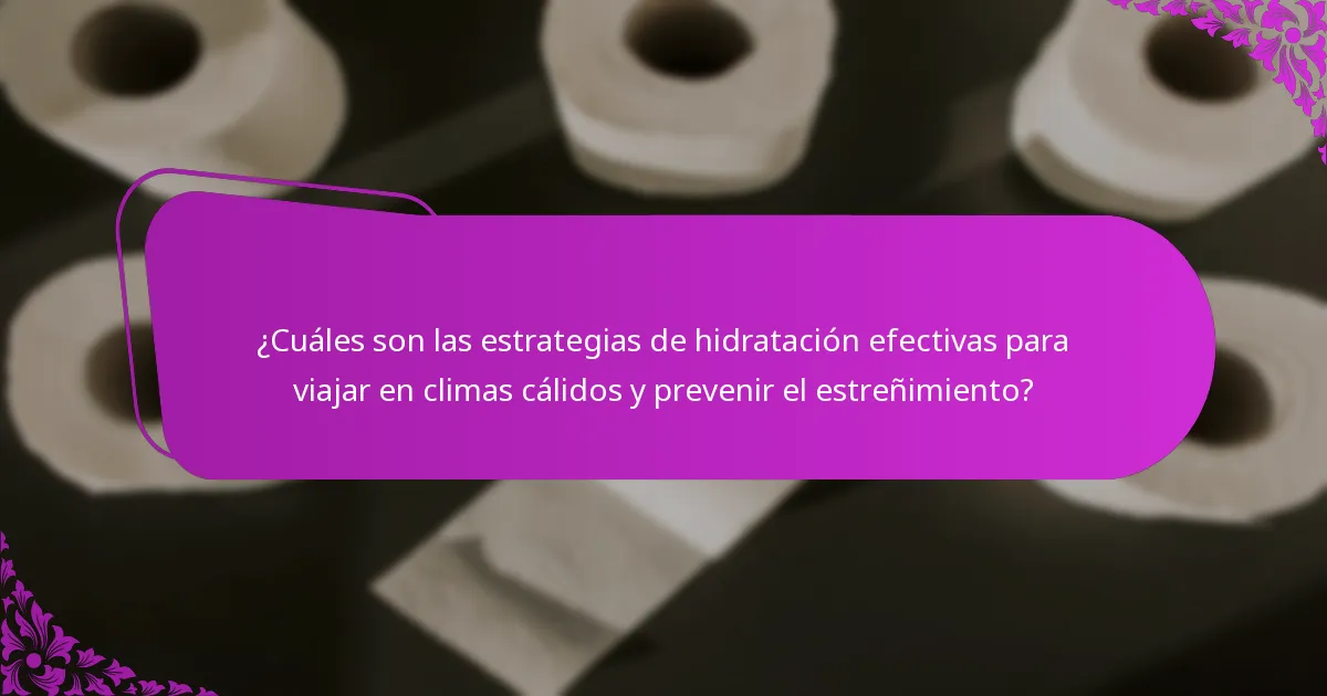 ¿Qué consejos específicos para viajar pueden ayudar a mantener la hidratación?