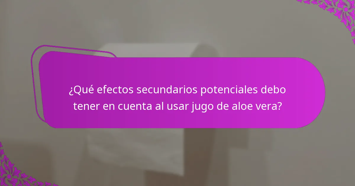 ¿Qué productos de jugo de aloe vera se recomiendan para el alivio del estreñimiento?