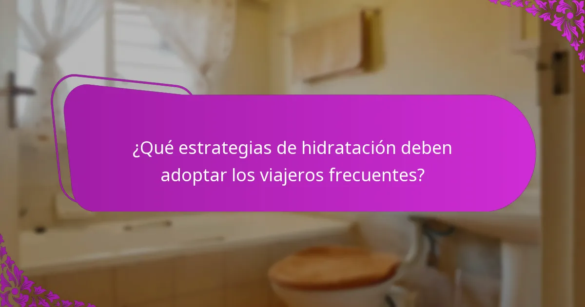 ¿Cuándo deben los viajeros frecuentes buscar consejo médico por estreñimiento?